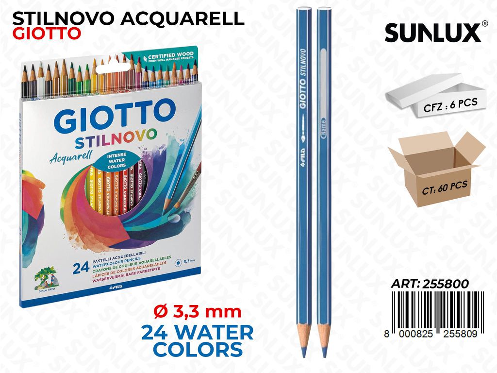AST.24 Giotto Stilnovo Acquarelli 3.3MM