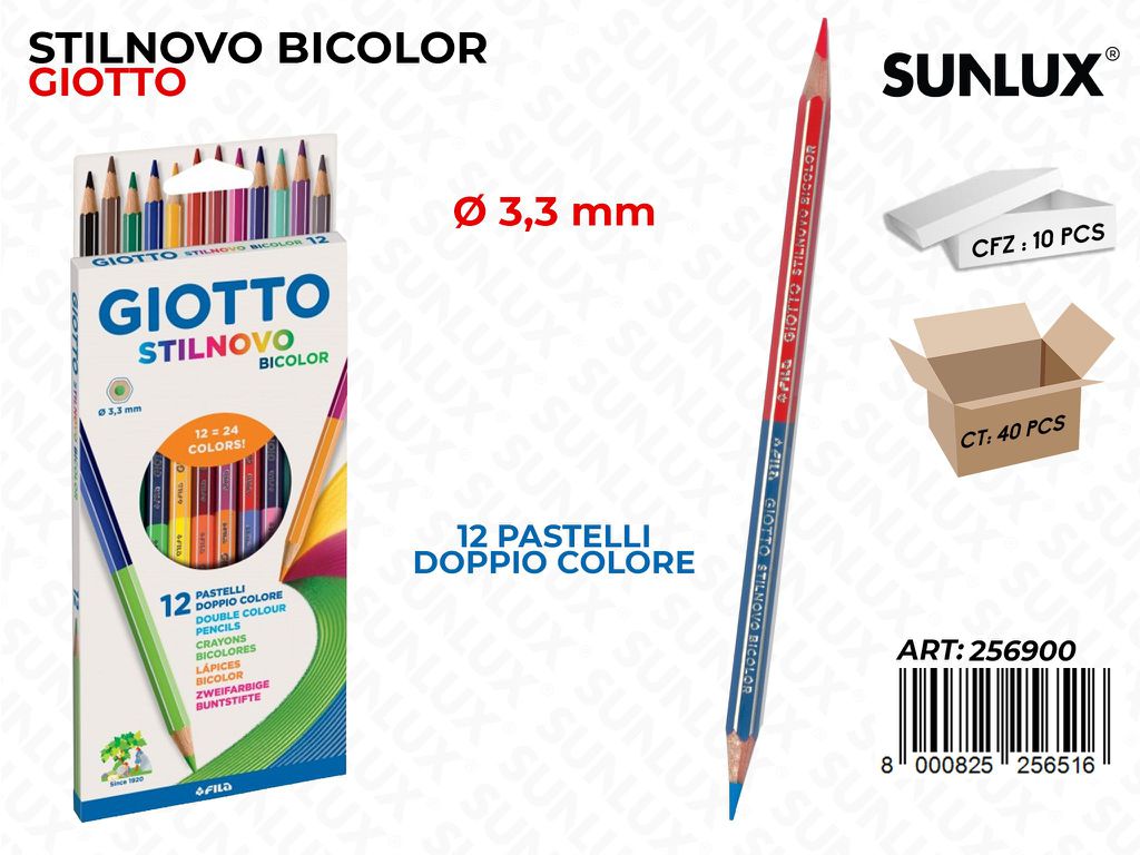 Ast. 12GIOTTO Stilnovo Bicolore 3.3MM