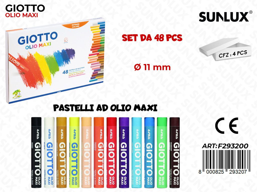 Pastelli Giotto Ad Olio Maxi 48PCS