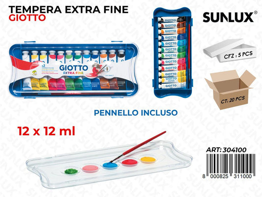 Sca. Tempere Giotto Extra Fine 12X12ML