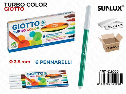Ast. 36GIOTTO Turbo Color 2.8MM