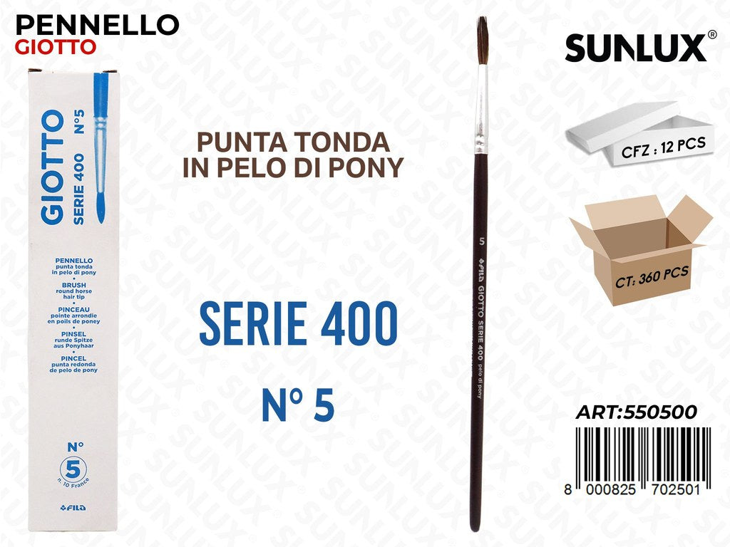 Giotto Pennello Serie 400 N.5 P.tonda
