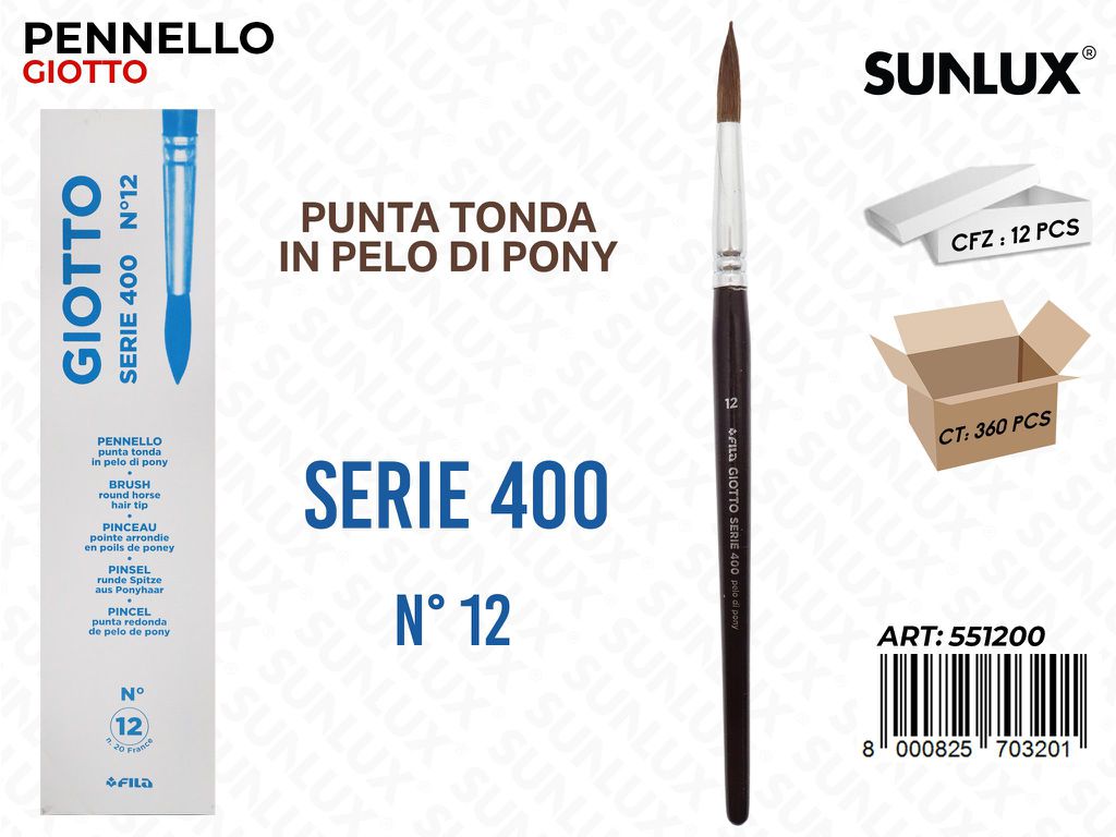 Pennello Giotto Serie 400-12