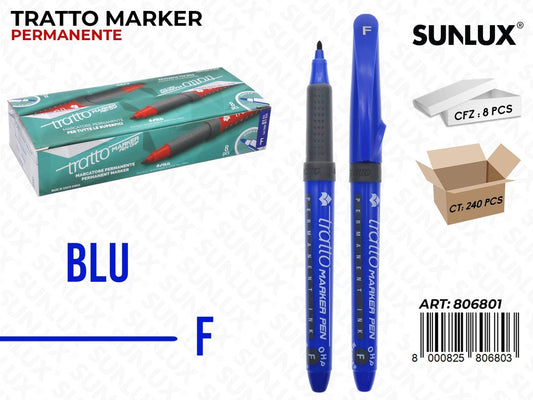 Tratto Marker Pen Ohp F Blu