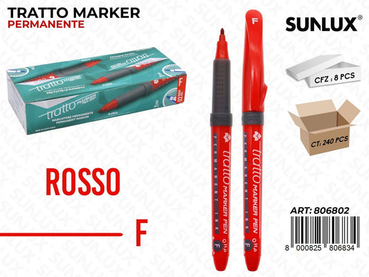 Tratto Marker Pen Ohp F Rosso