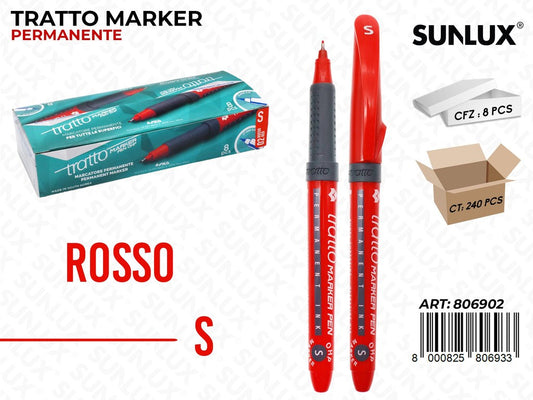 Tratto Marker Pen Ohp S Rosso