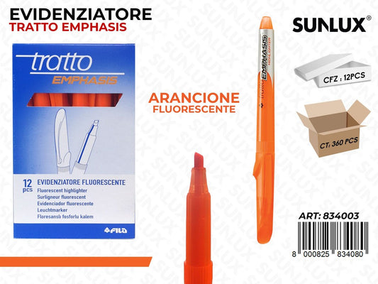 Tratto Emphasis Arancio Fluo