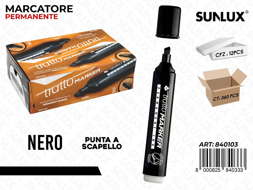 Tratto Marker P Scalp Nero