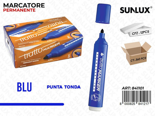 Tratto Marker P Tonda Blu