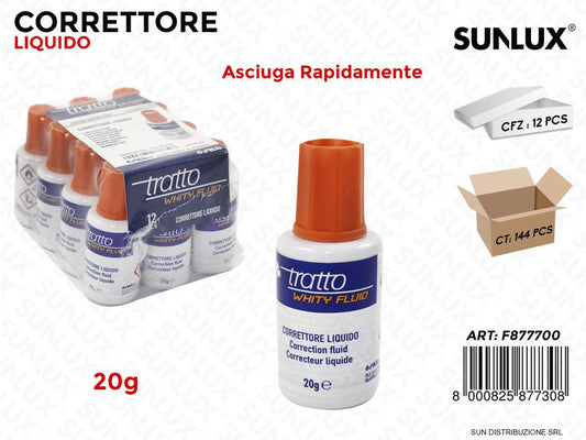 Tratto Whity Fluid 20GR / Pz da 12