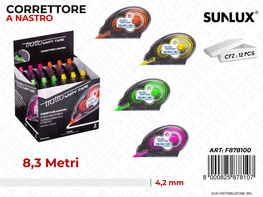 Tratto Whity Tape Correttore 8MT*4.2MM