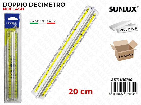 Doppio Decimetro Noflash 20CM