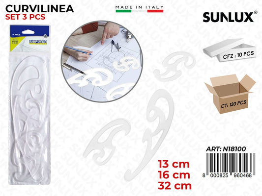 Curvalinea Noflash 3PCS Ass.