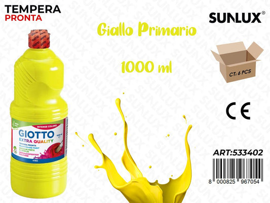 Fl 1000ML Giotto Paint Giallo Primario/ Pz da 6