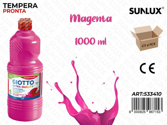 Fl 1000 Ml Giotto Paint Magenta/ Pz da 6