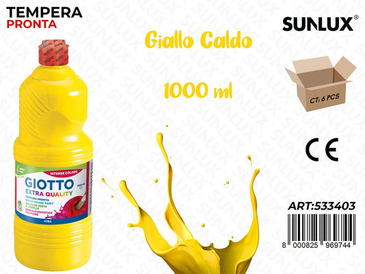 Fl 1000 Ml Giotto Paint Giallo Caldo