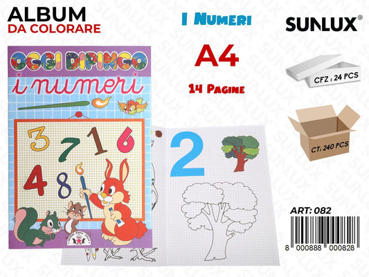 *ALBUM Da Dipingere Numerico