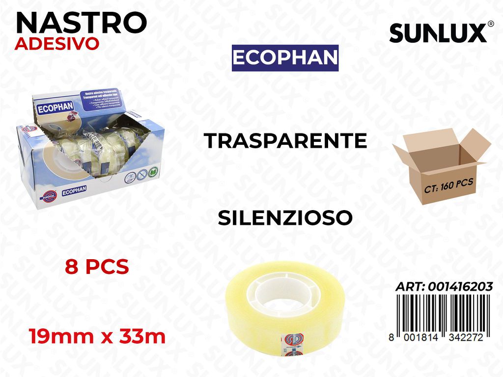 Esp. Nastro Adv Trasp. 19MM*33MT