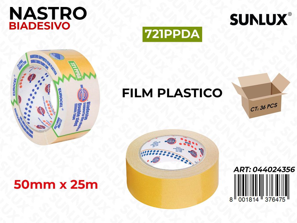Nastro Biadesivo 721PPDA 50MM*25MT