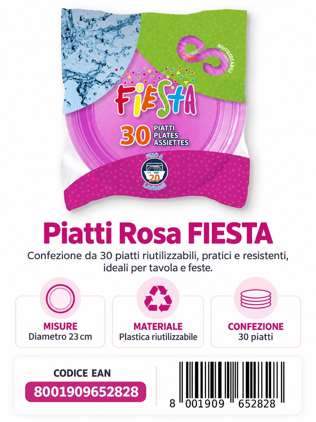 Prezzo Netto30 Piatti 220Uni Fux Fst-Riu 19 Cf