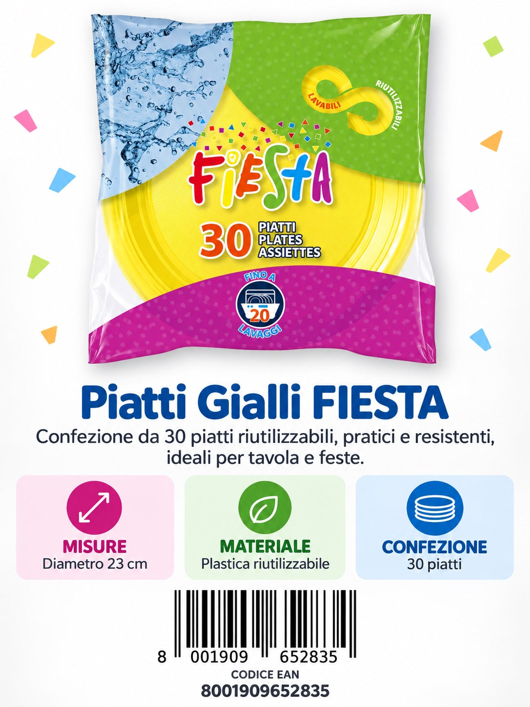 Prezzo Netto30 Piatti 220Uni Gia Fst-Riu 19 Cf