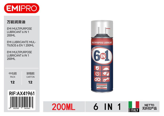 Multipurpose Lubricant 6 In 1 200ml