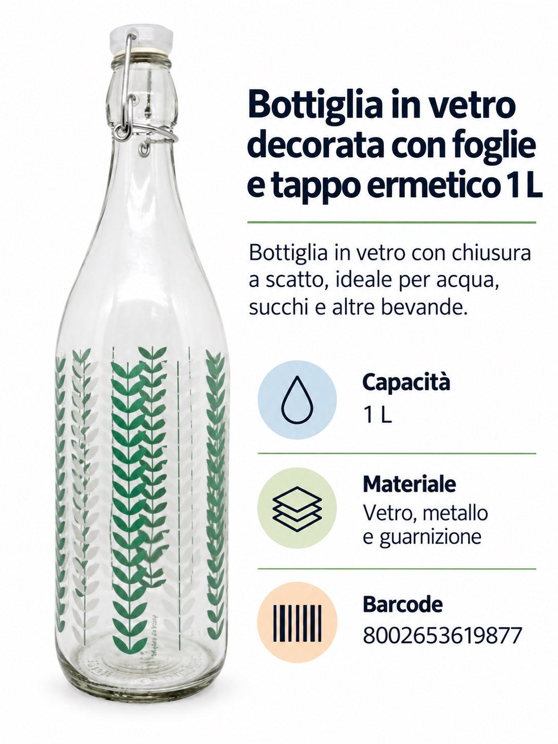 Bottiglia Lella Hygge 1Lt