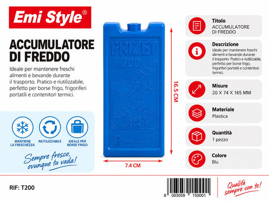 Frizet T200 Accumulatore Di Fredo