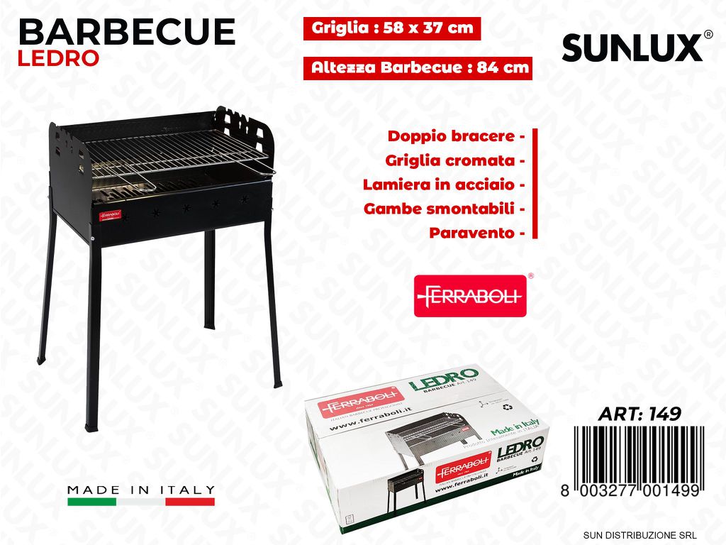 Barbecue Ledro 65*48*84CM