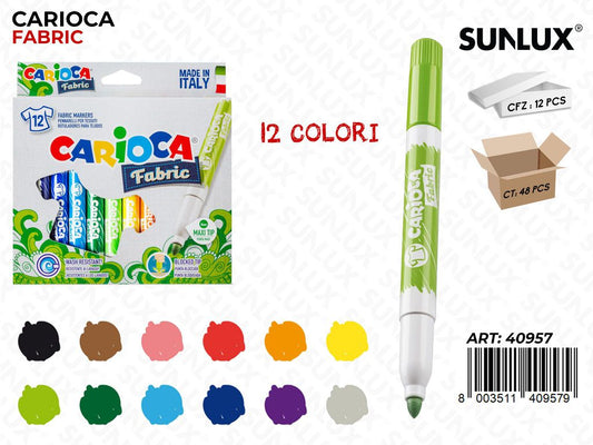 Carioca Fabric 12COL. Ass.
