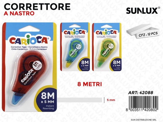 Correttore a Nastro Col. Ass. 5MM*8MT