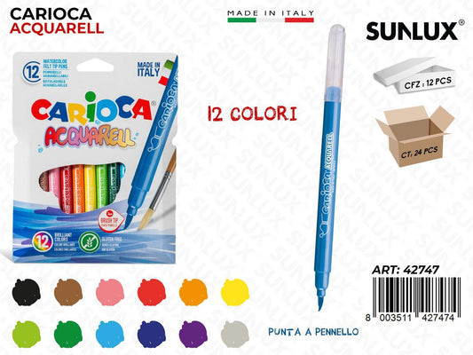 Carioca Acquarell 12COL.