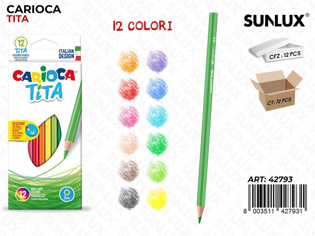 Carioca Tita Scat. 12COL.