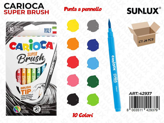 Carioca Super Brush Box 10COL.