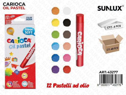 Carioca Pastelli Ad Olio 12COL.