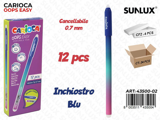 Carioca Oops Easy Blu Cancell. 0.7MM