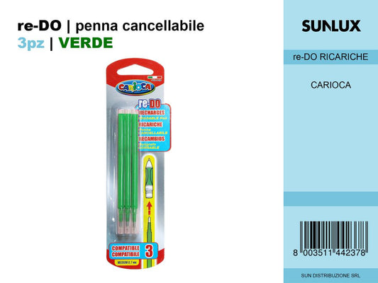 Carioca Re-do Refill Cancell.verde da 24