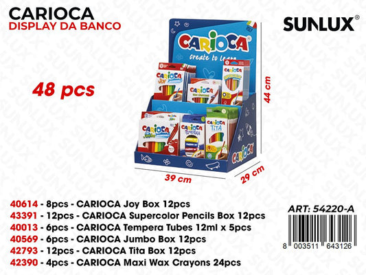 Esp. Carioca Core 39*29*44CM 48PCS Ass.