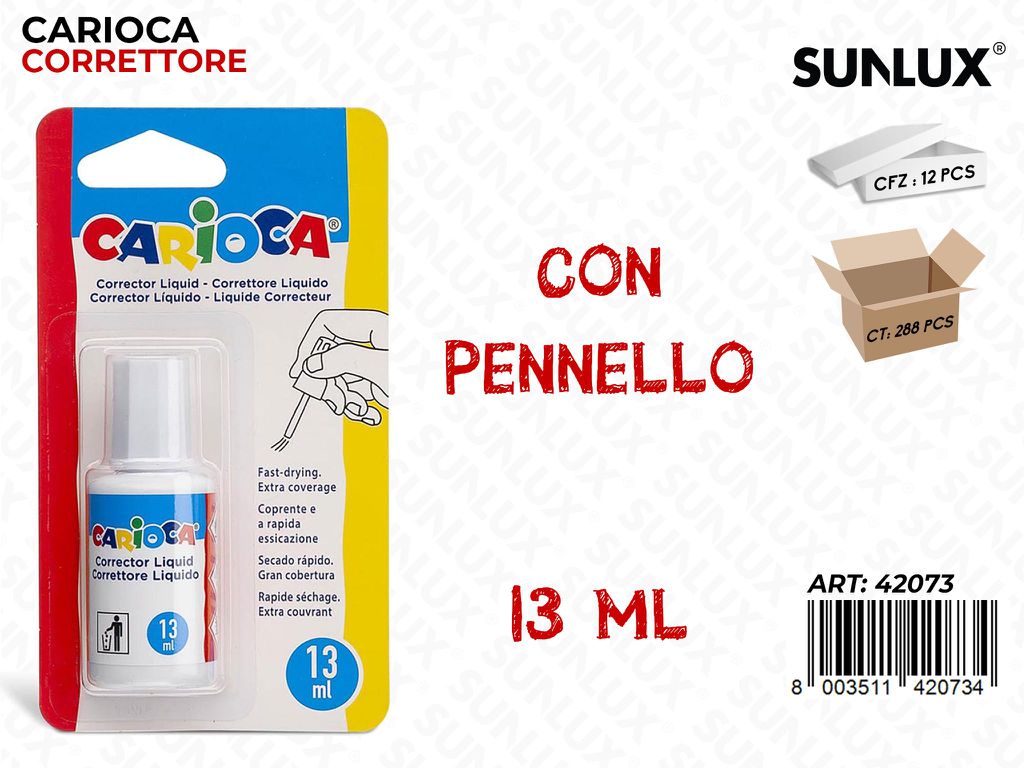Carioca Corrector Liquido 13ML
