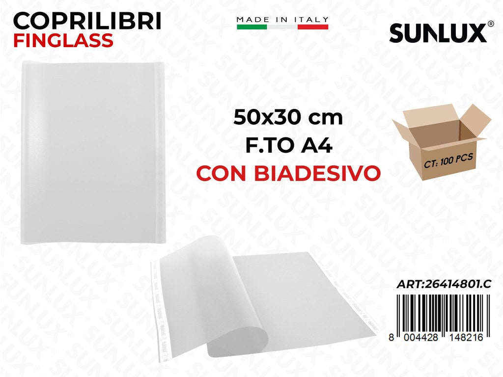 Coprilibri c/Biadesivo Neutro 50X30CM