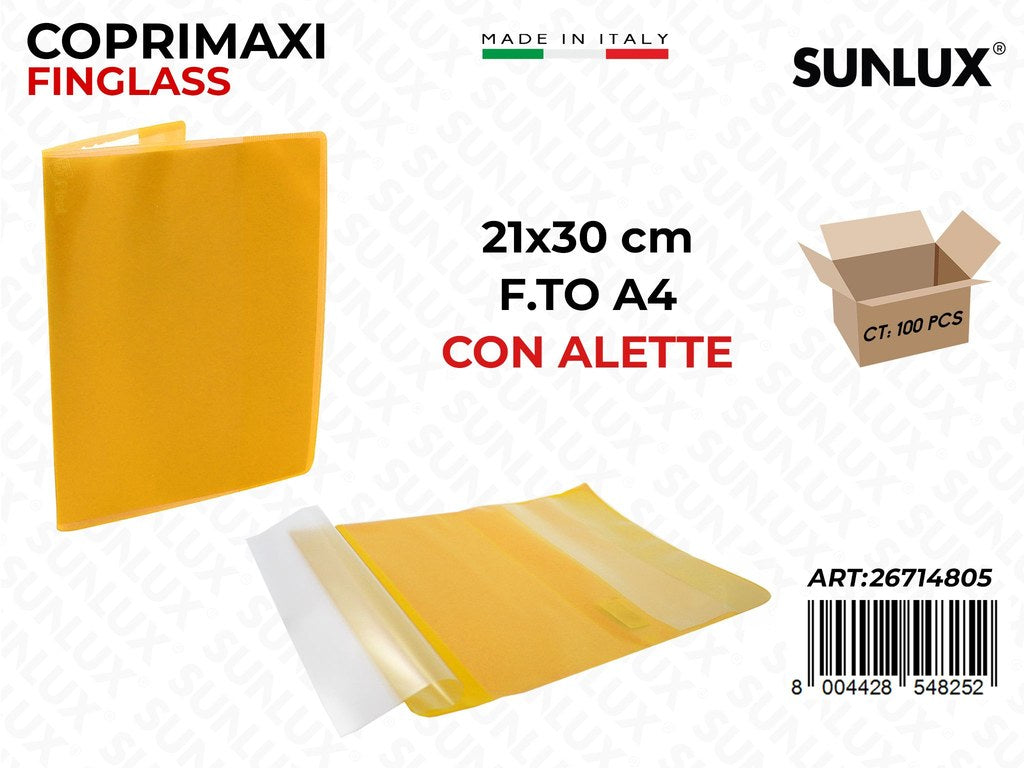 Coprimaxi Finglass Giallo 21x30CM