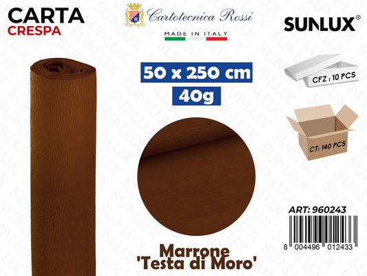 Carta Crespata 0243 40G 50*250CM Marrone