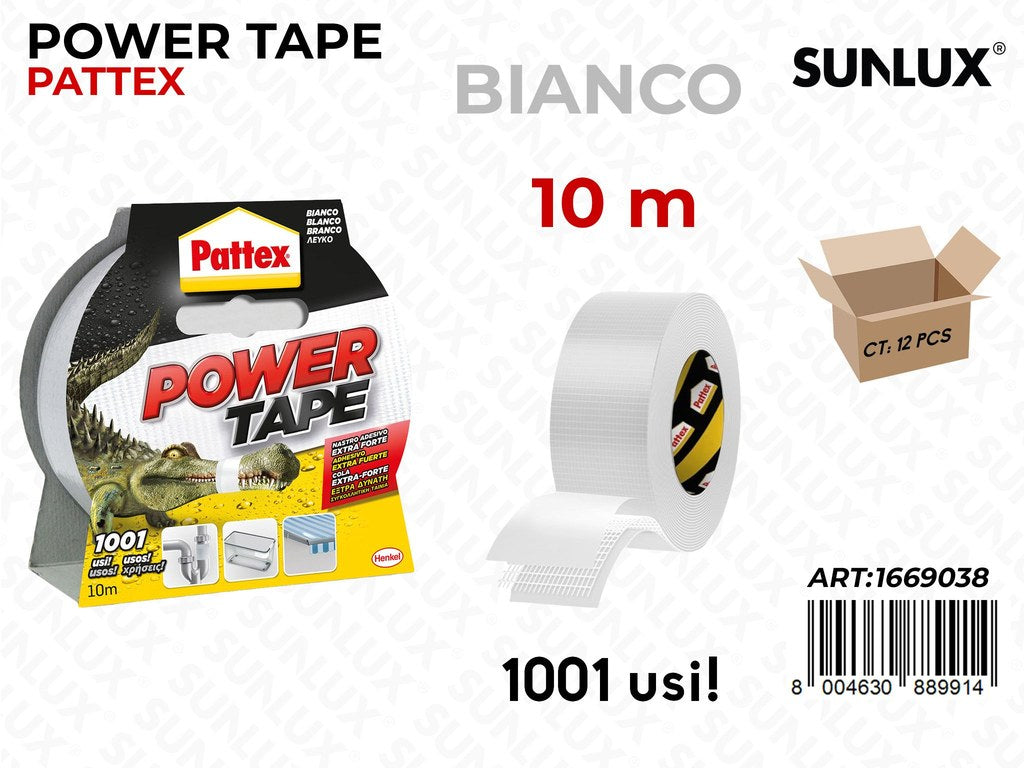 Pattex Power Tape Bianco 10MT