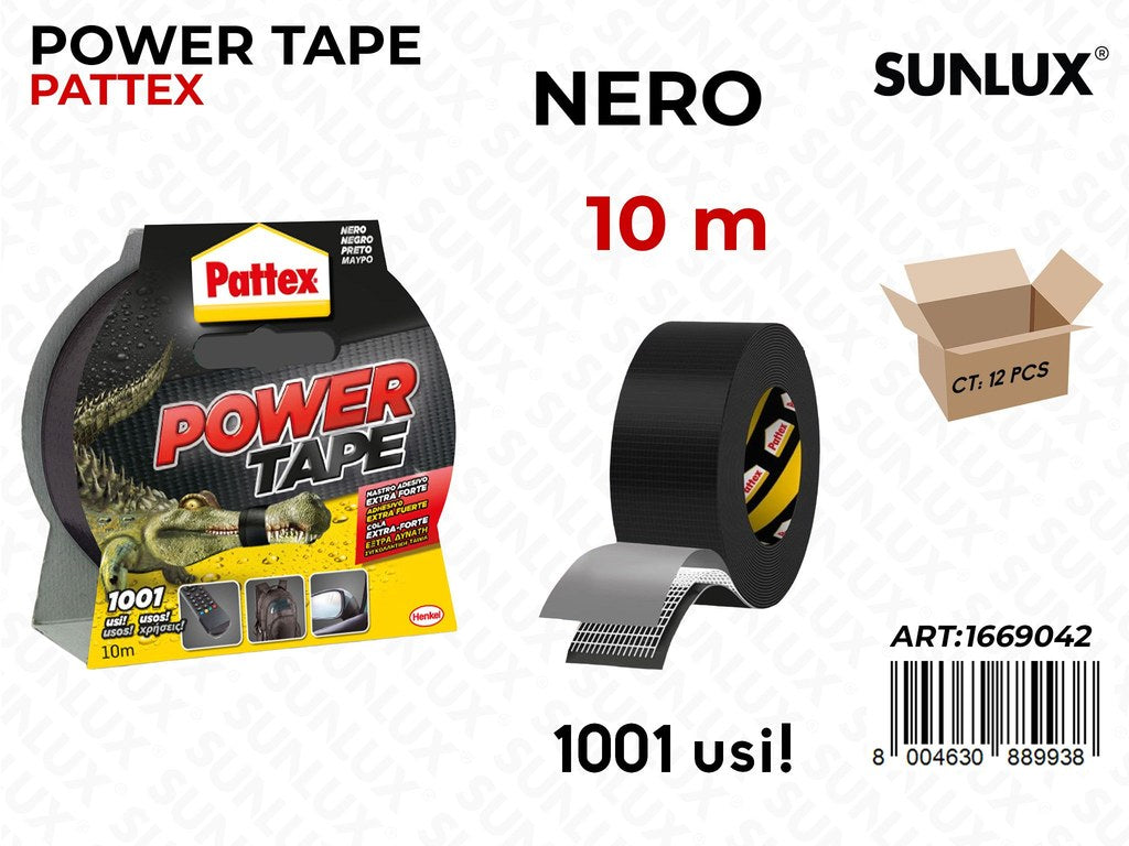 Pattex Power Tape Nero 10MT