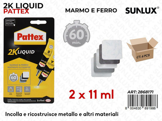 Pattex Marmo e Ferro 22ML 2PCS *11G