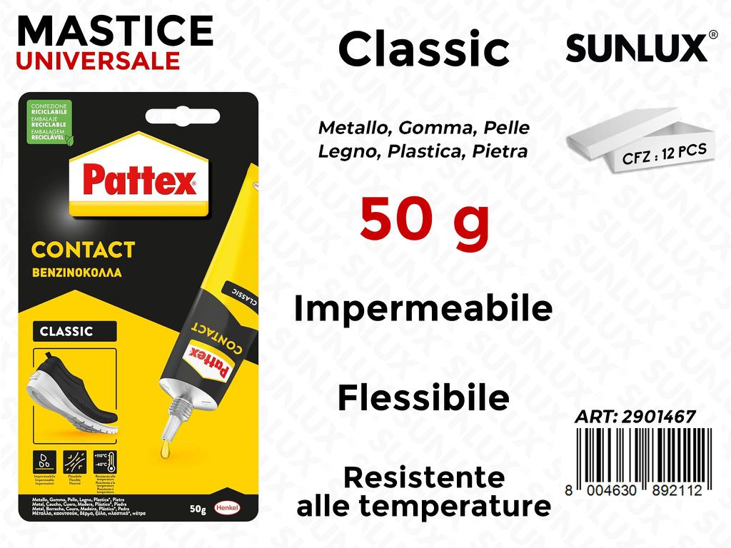 Pattex Bl. Mastice Universale 50G