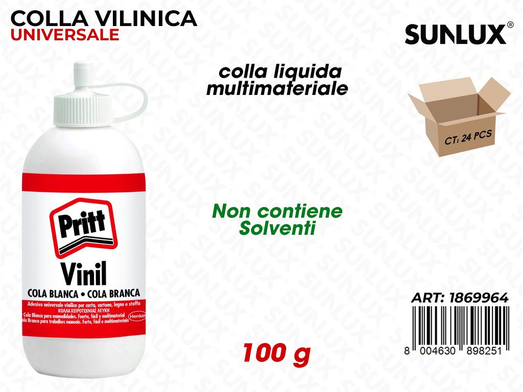Pritt Colla Vinil Uni. Bianco 100GR