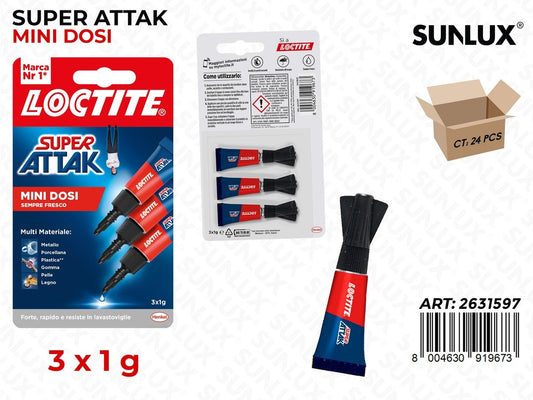 Super Attak Mini Dosi 3PCS X 1G