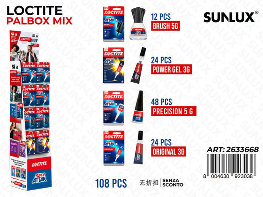 Esp. Super Attak Precision Palbox Misto 108PCS