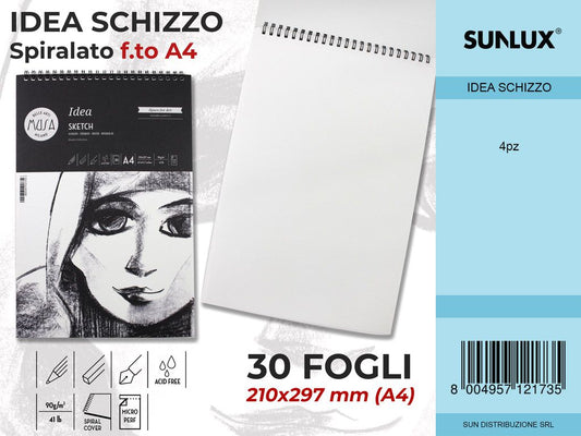Idea Schizzo Spirale 30FF-F.TO A4
